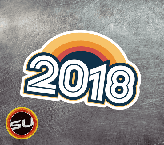 2018 Retro Sunset Magnet