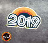 2019 Retro Sunset Magnet