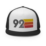 Classic Retro 1992 Flat Bill Trucker Cap