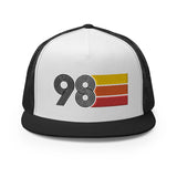 Classic Retro 1998 Flat Bill Trucker Cap