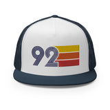 Classic Retro 1992 Flat Bill Trucker Cap