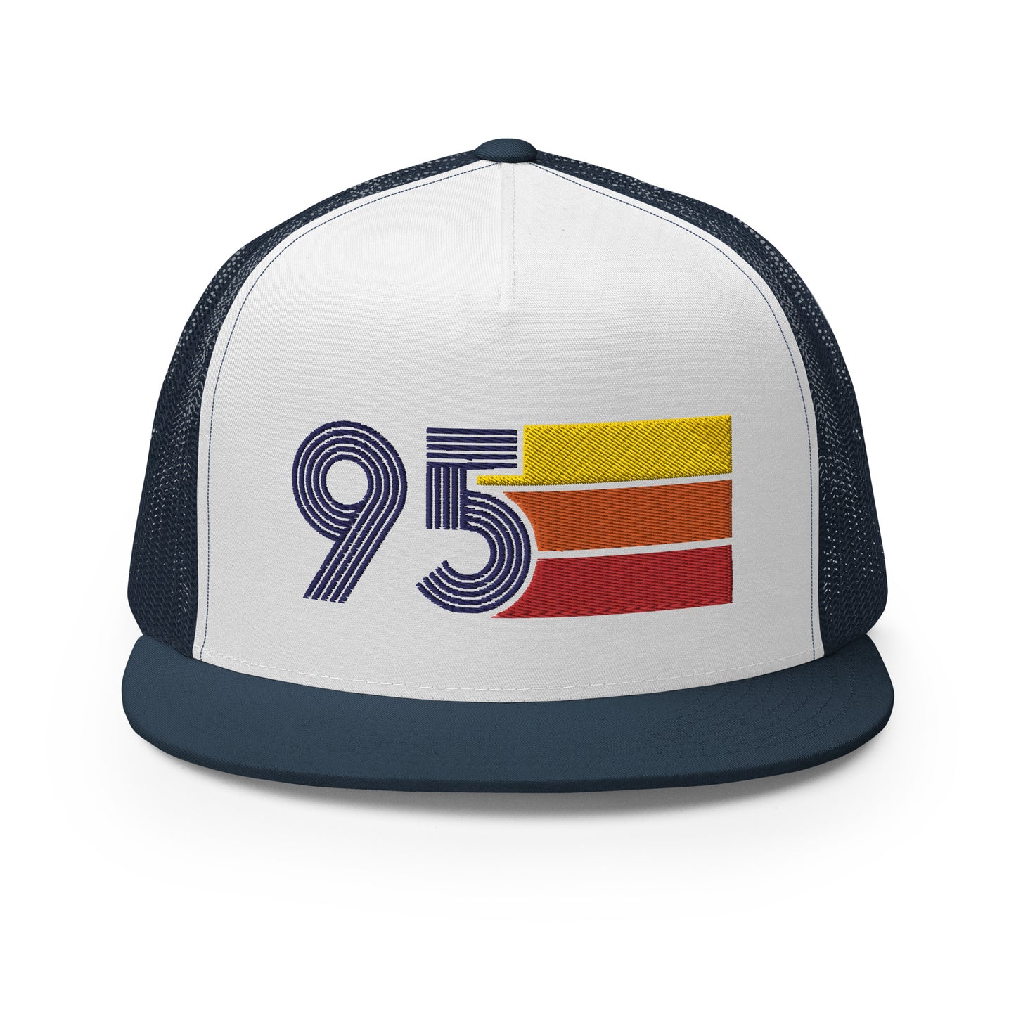 Classic Retro 1995 Flat Bill Trucker Cap