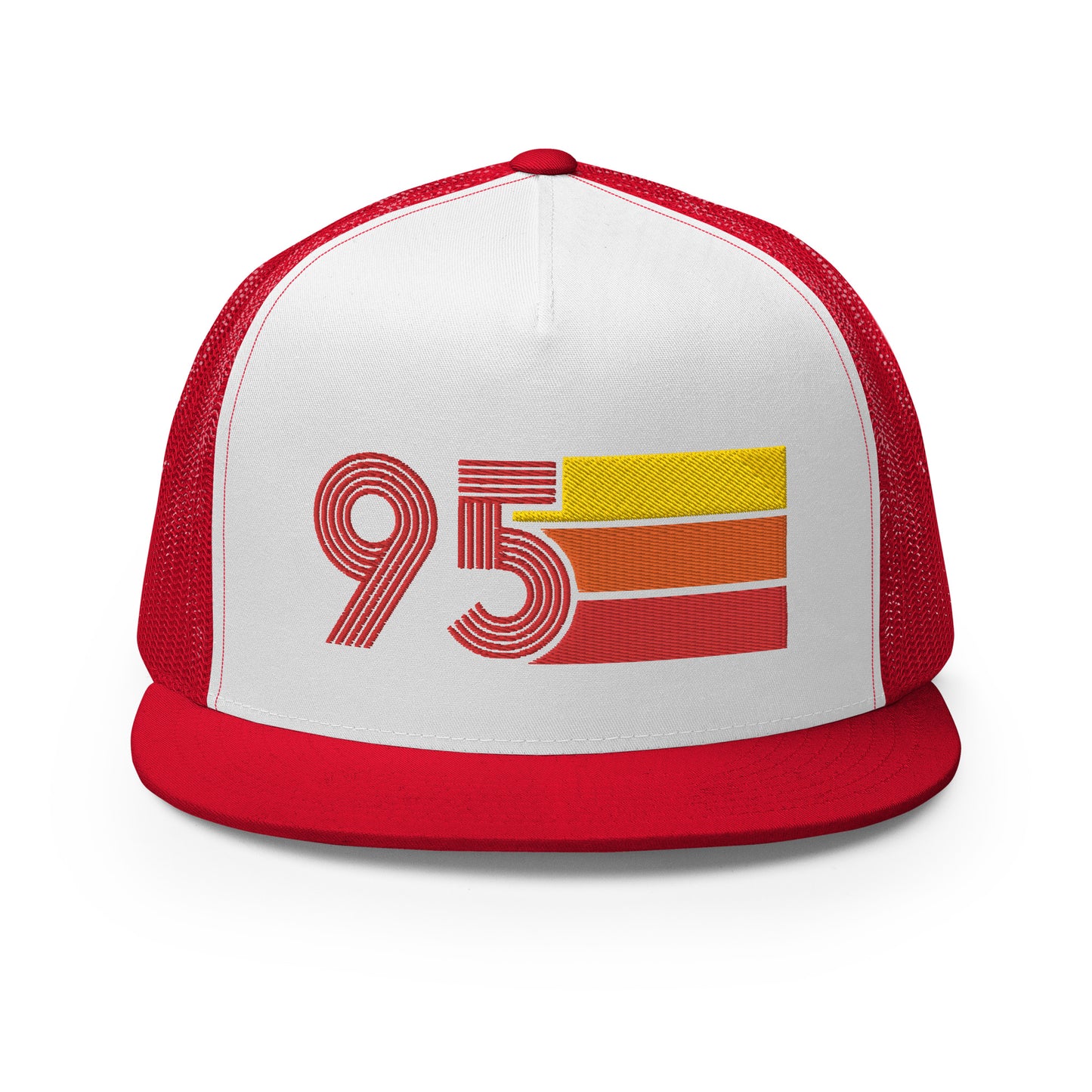 Classic Retro 1995 Flat Bill Trucker Cap