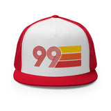 Classic Retro 1999 Flat Bill Trucker Cap