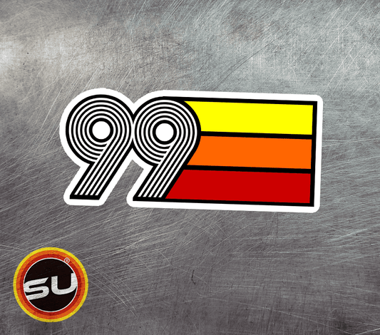 Retro Tri-Line 99 Magnet
