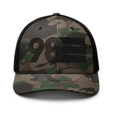98 - 1998 Black Out Camouflage trucker hat