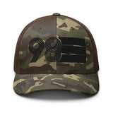 98 - 1998 Black Out Camouflage trucker hat