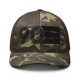 90 - 1990 Black Out Camouflage trucker hat