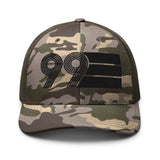 99 - 1999 Black Out Camouflage trucker hat