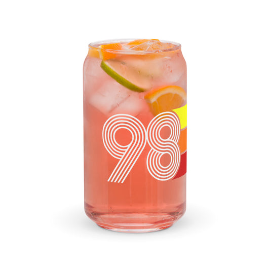 Retro 1998 Can-shaped glass