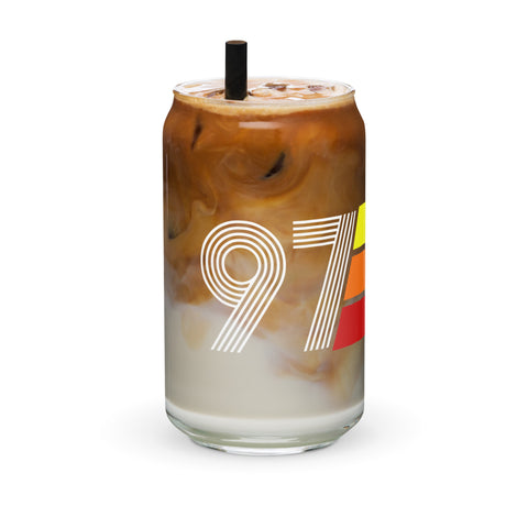 Retro 1997 Can-shaped glass