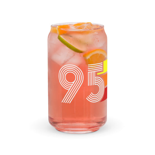 Retro 1995 Can-shaped glass