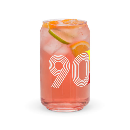 Retro 1990 Can-shaped glass
