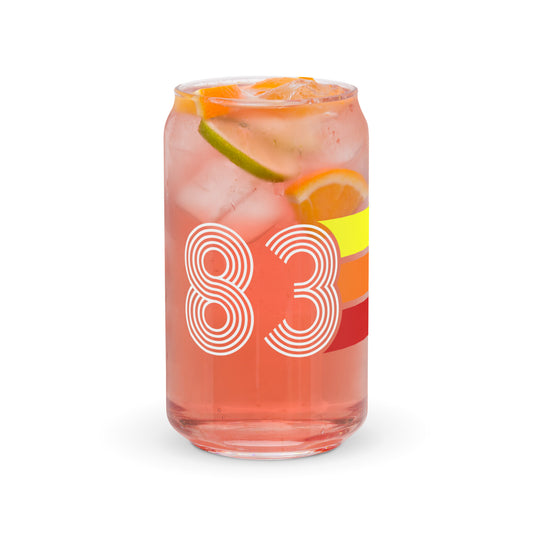 Retro 1983 Can-shaped glass