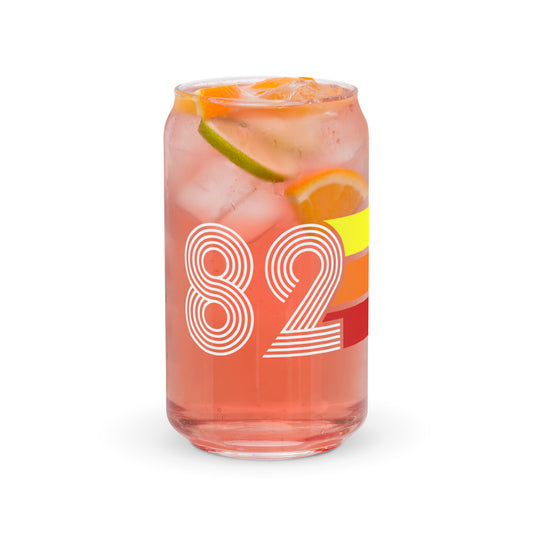 Retro 1982 Can-shaped glass