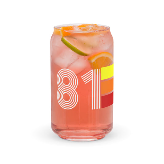 Retro 1981 Can-shaped glass