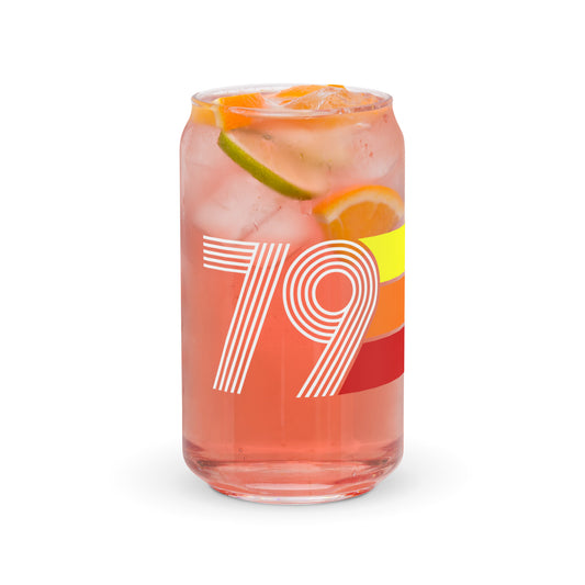 Retro 1979 Can-shaped glass
