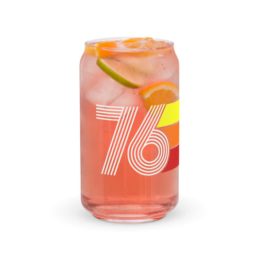 Retro 1976 Can-shaped glass