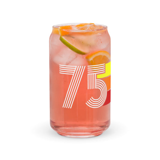 Retro 1975 Can-shaped glass