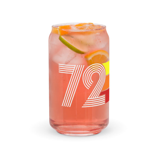 Retro 1972 Can-shaped glass