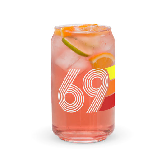 Retro 1969 Can-shaped glass