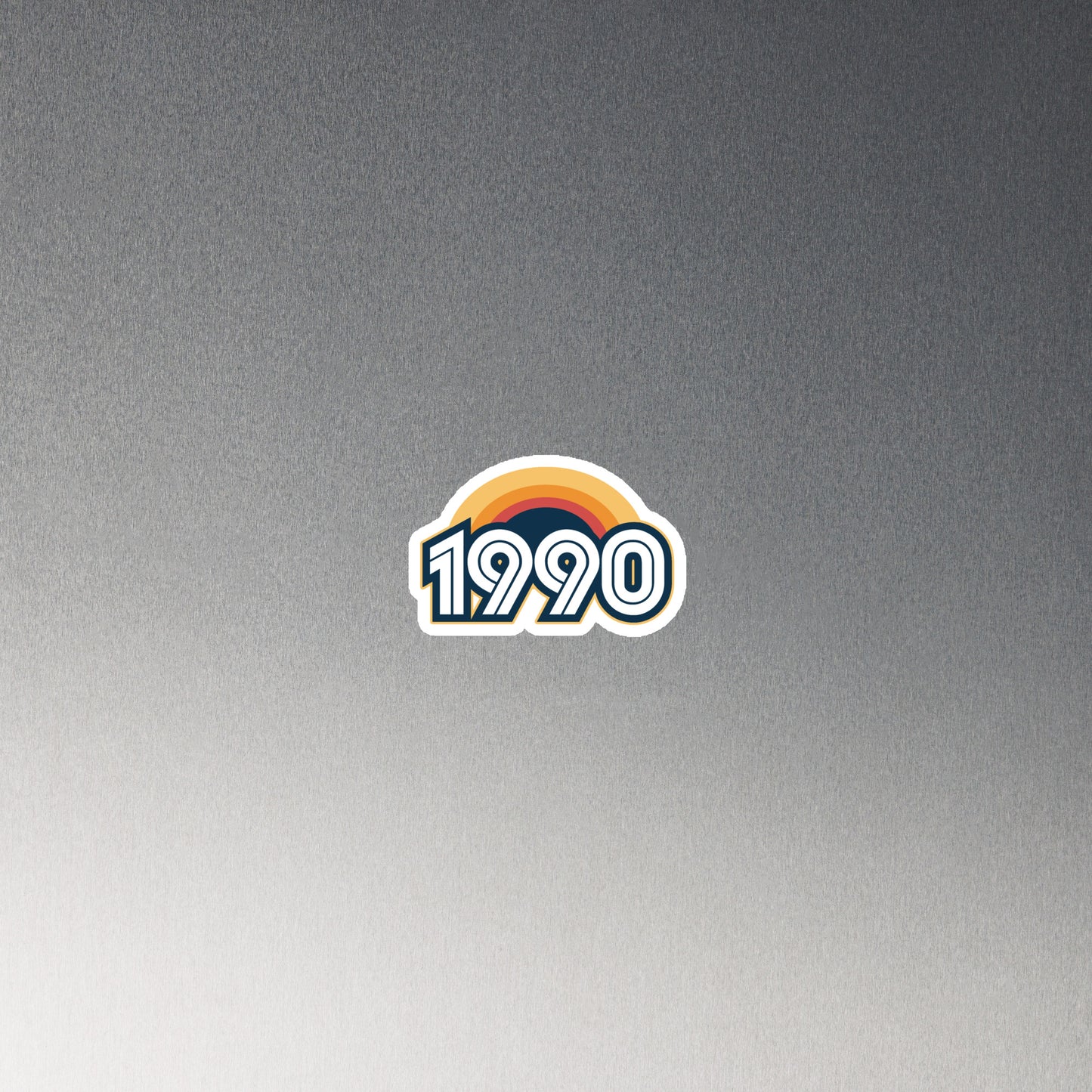 1990 Retro Sunset Magnet