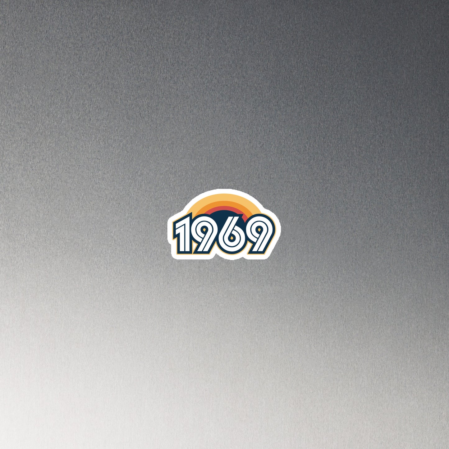 1969 Retro Sunset Magnet