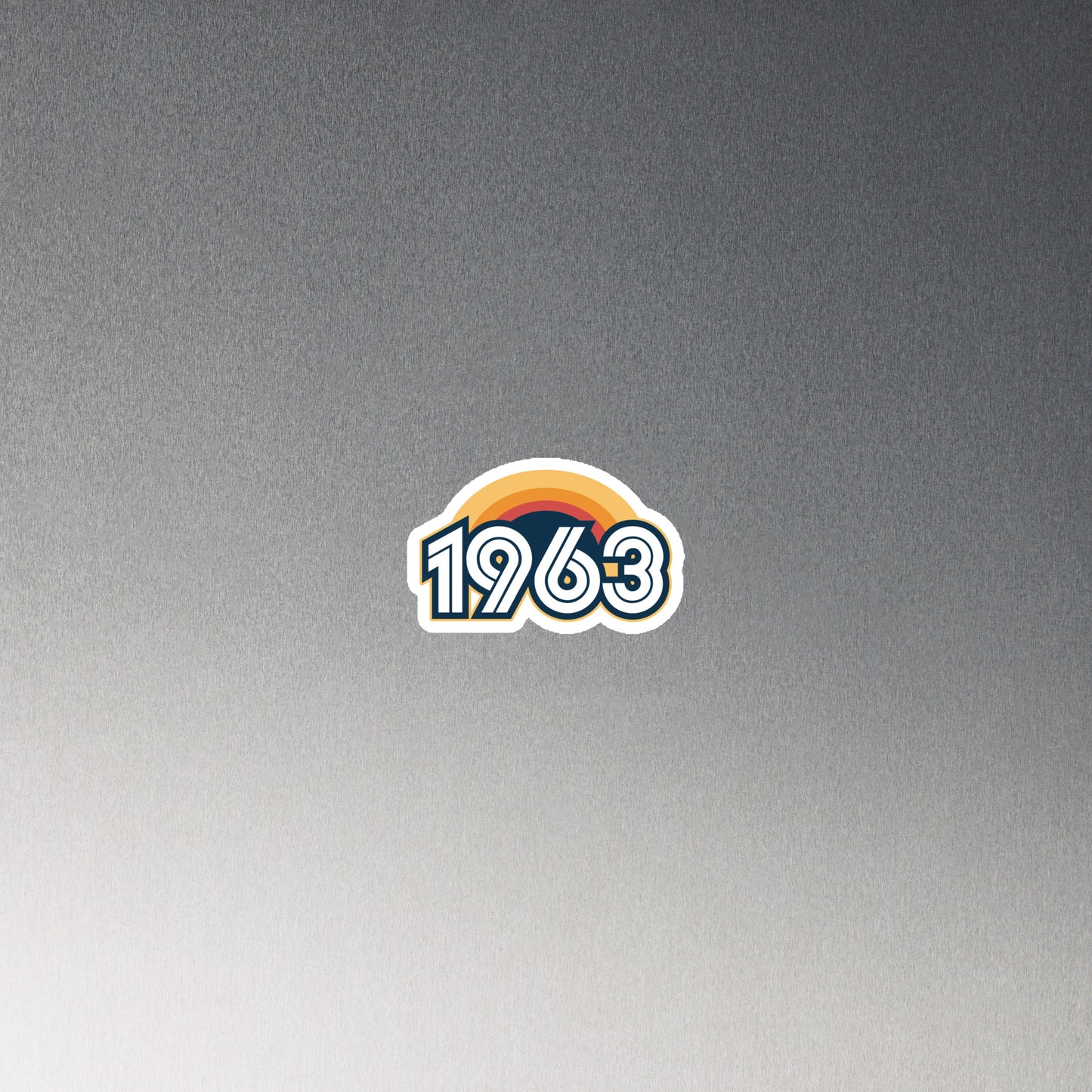 1963 Retro Sunset Magnet