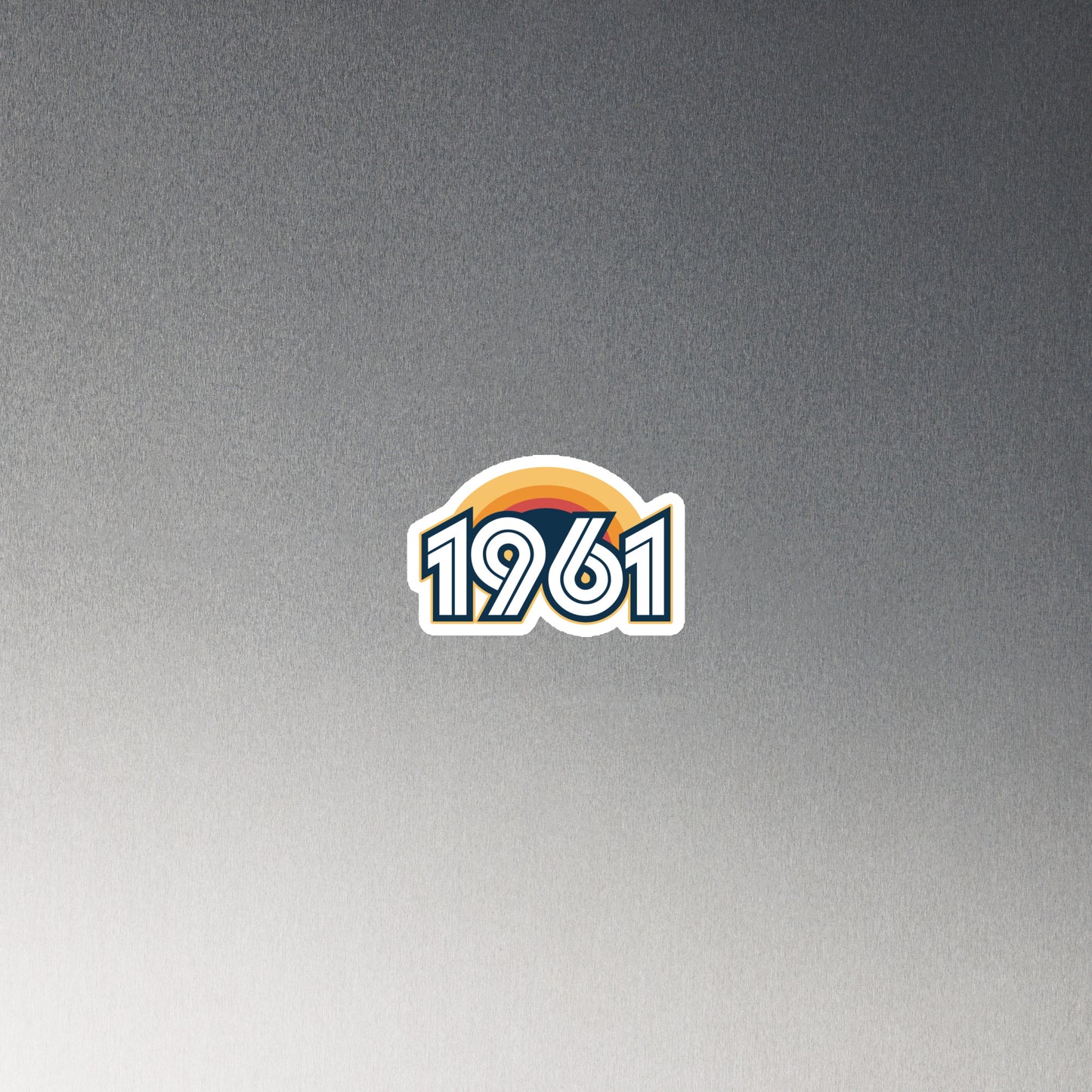 1961 Retro Sunset Magnet
