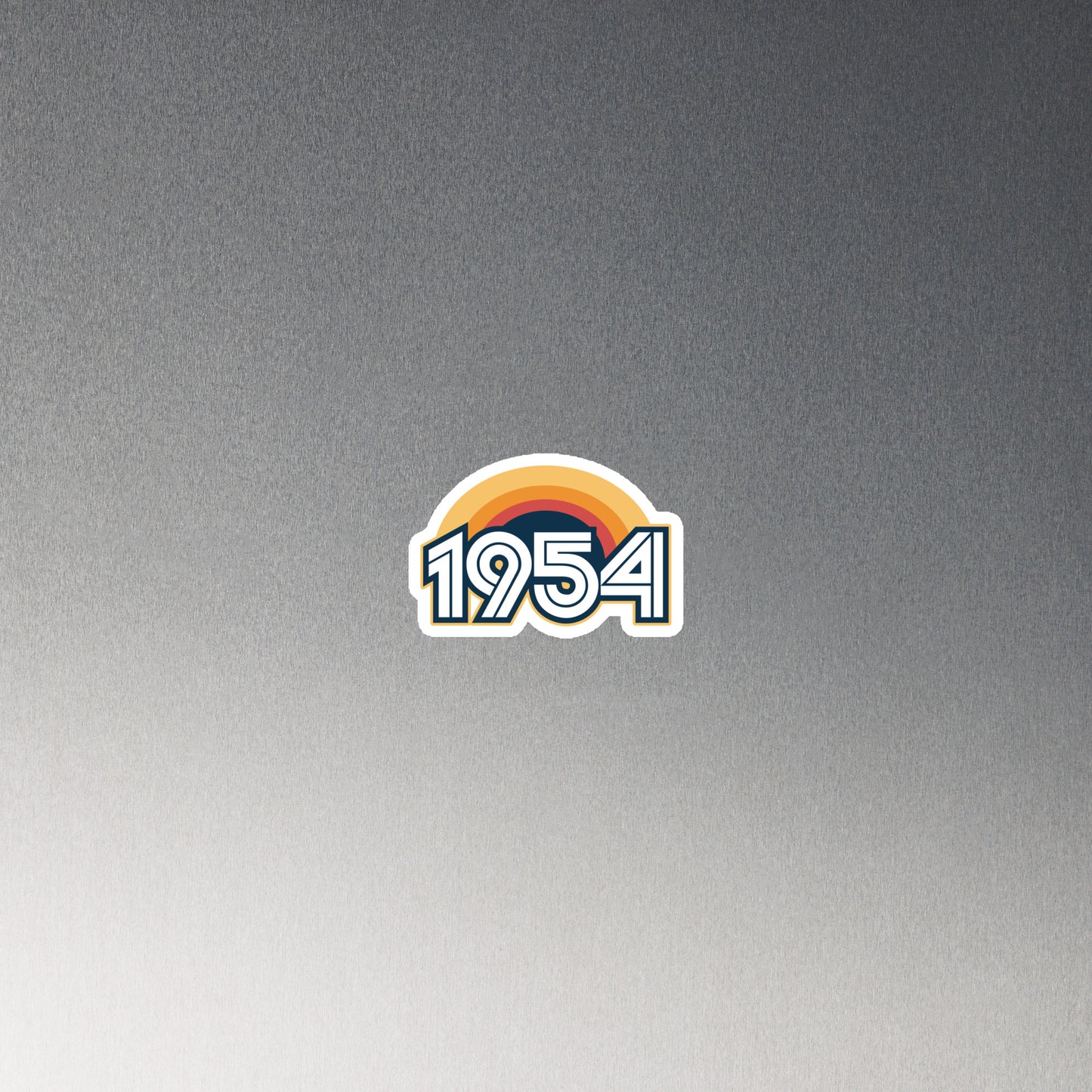 1954 Retro Sunset Magnet