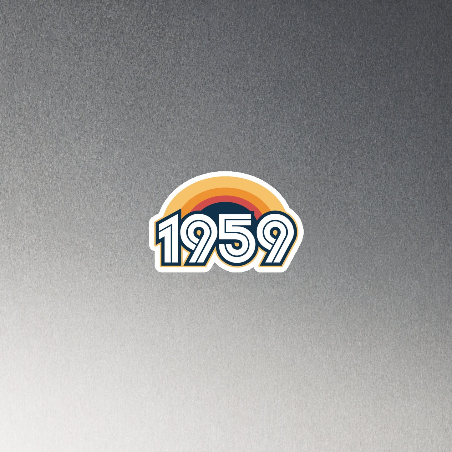 1959 Retro Sunset Magnet