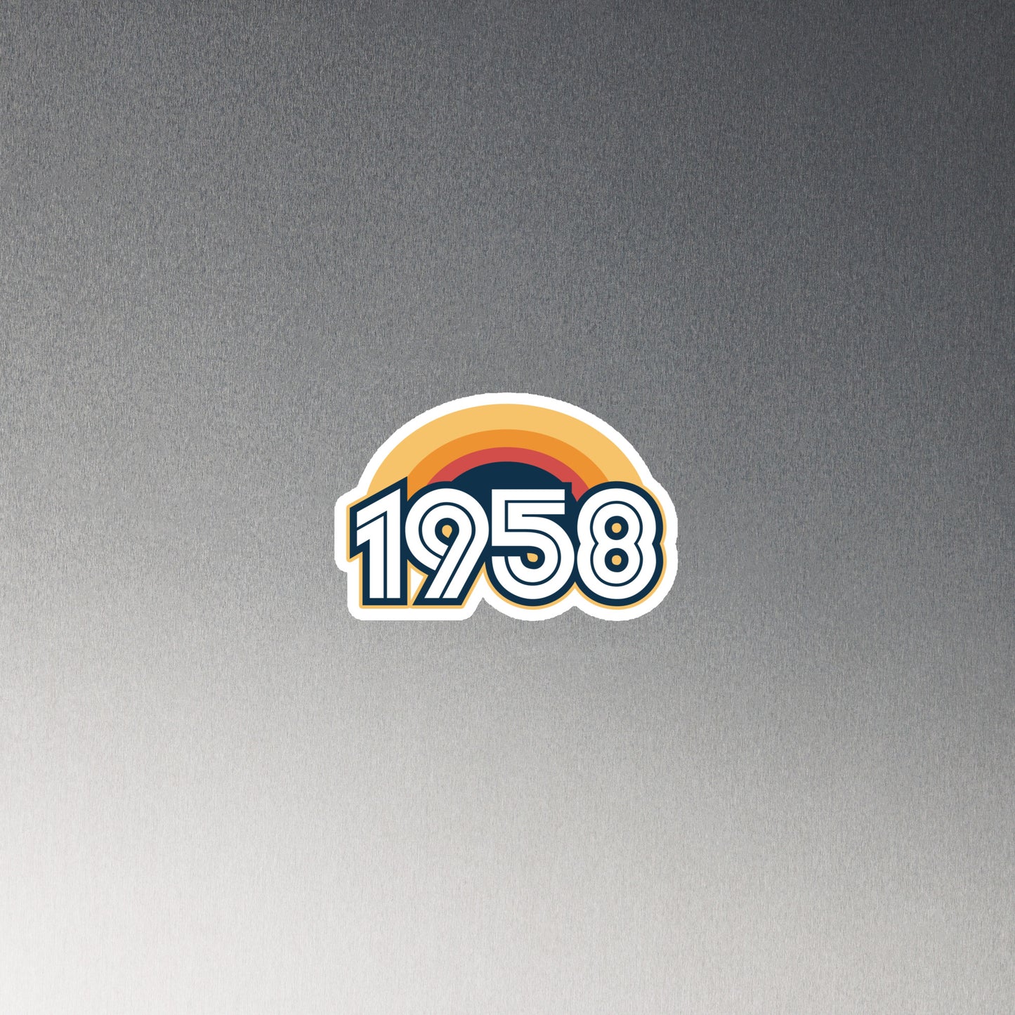 1958 Retro Sunset Magnet
