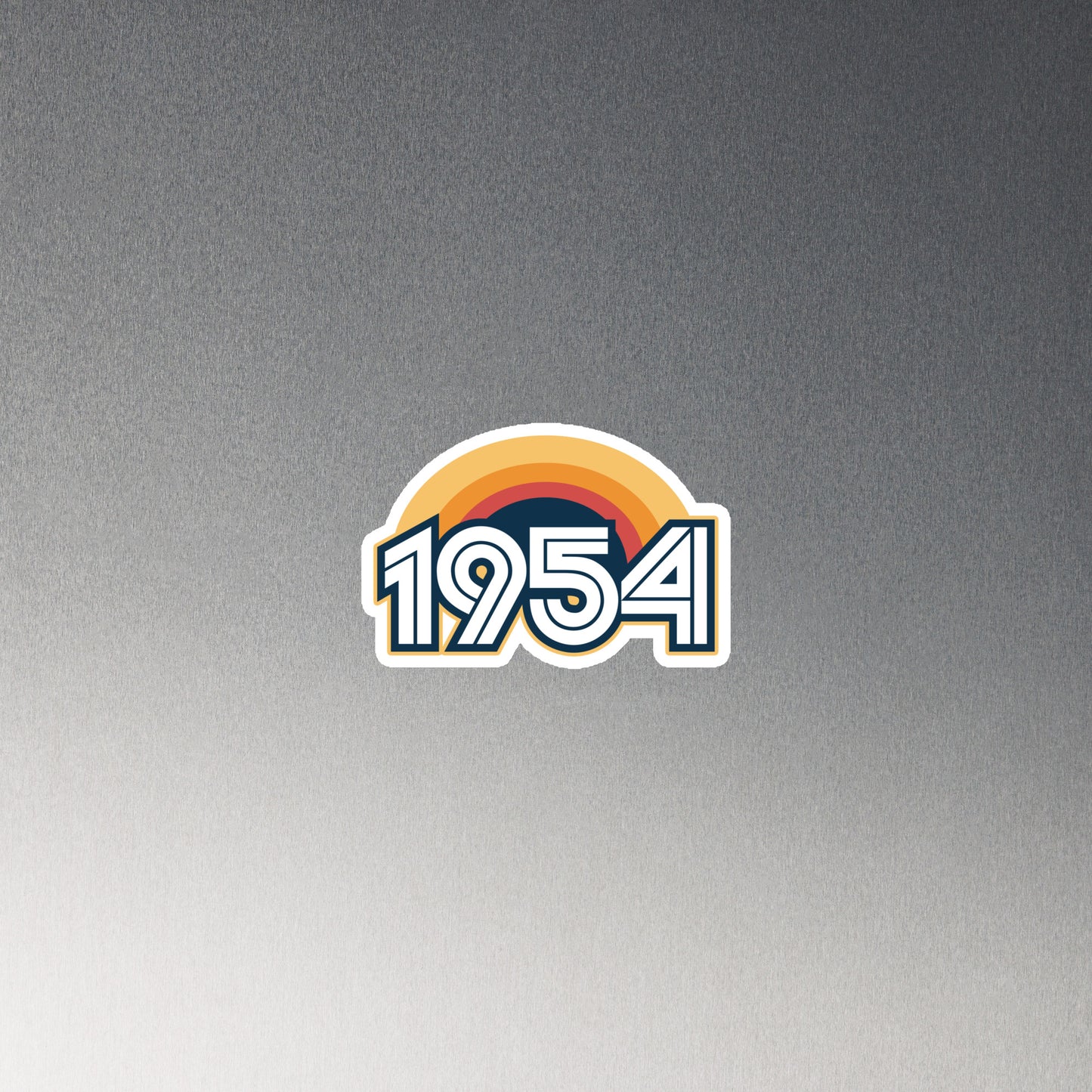 1954 Retro Sunset Magnet