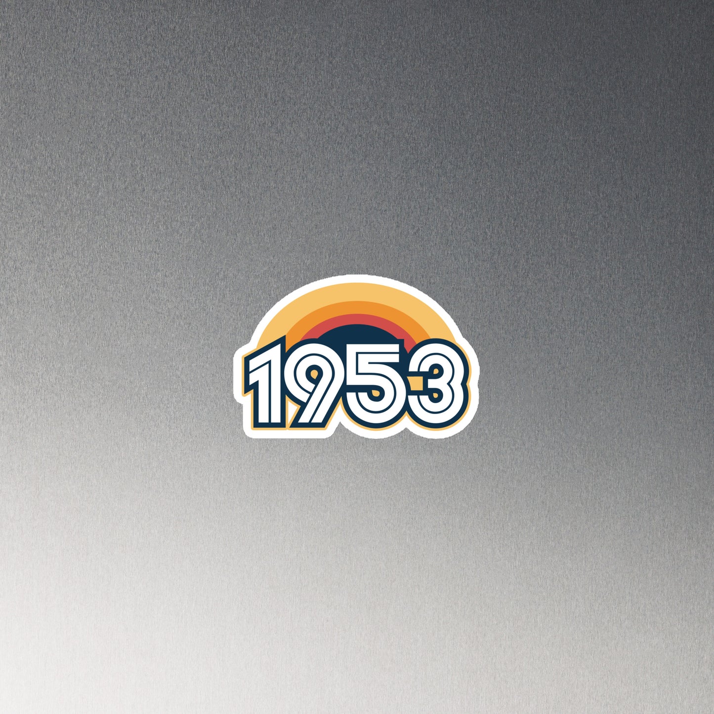 1953 Retro Sunset Magnet