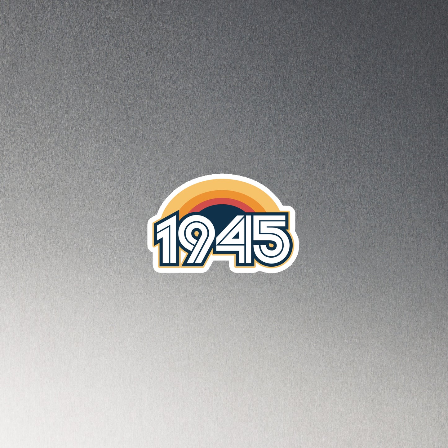 1945 Retro Sunset Magnet