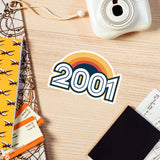 2001 Retro Sunset Magnet