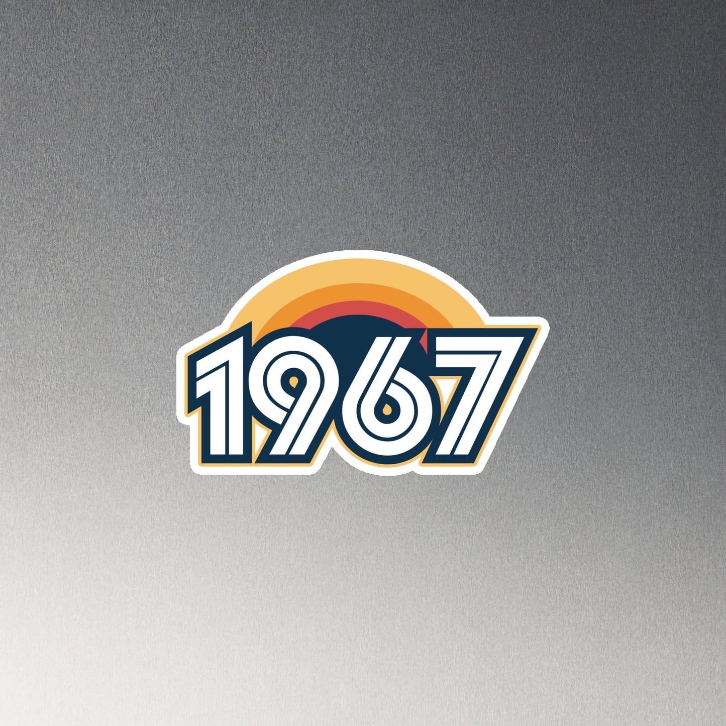 1967 Retro Sunset Magnet