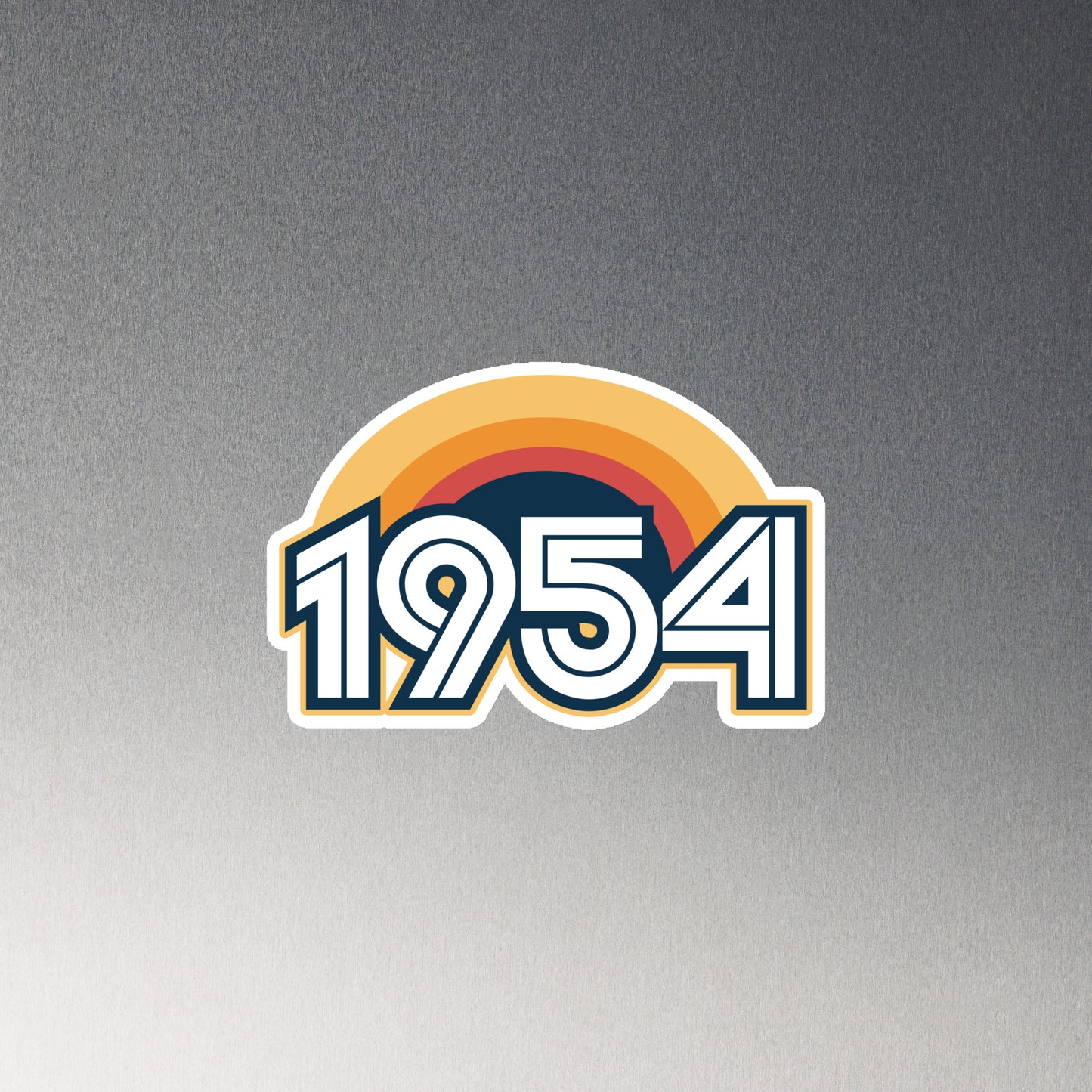 1954 Retro Sunset Magnet