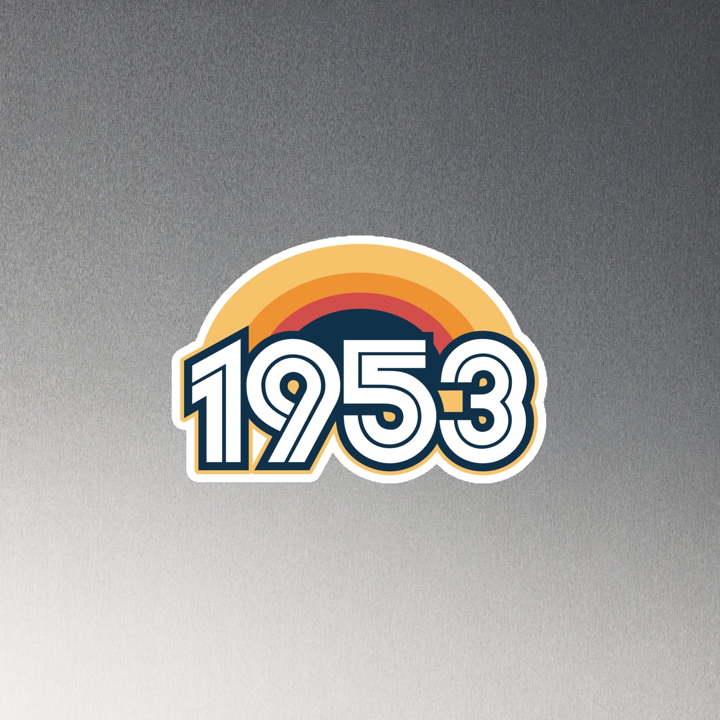 1953 Retro Sunset Magnet
