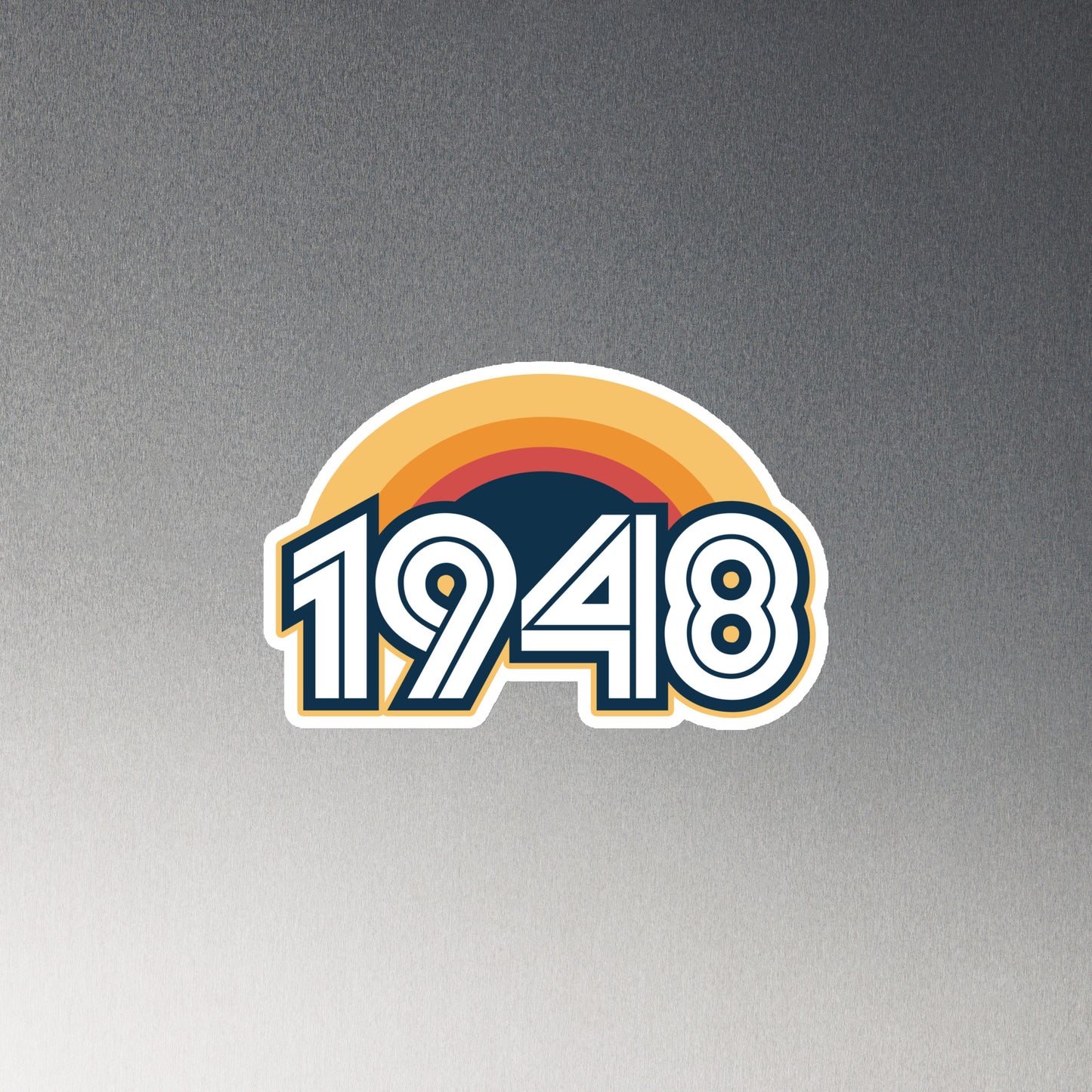 1948 Retro Sunset Magnet