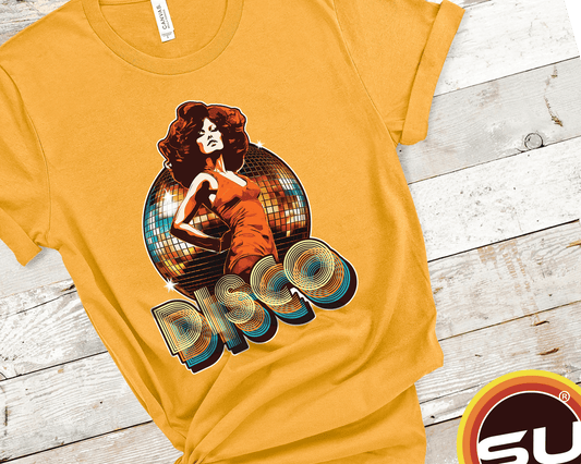 70's Disco Queen GlitterBall Unisex t-shirt