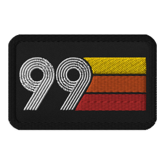 99 - 1999 Retro Birthday Year Embroidered patches