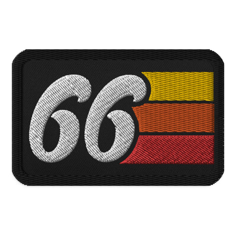 66 - 1966 Retro Groovy Birthday Year Embroidered patches