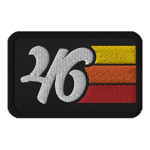 46 - 1946 Retro Groovy Birthday Year Embroidered patches