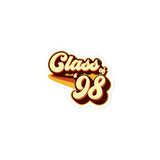 Class of 98 Graduation Retro 1998 Reunion Bubble-free stickers