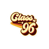 Class of 96 Graduation Retro 1996 Reunion Bubble-free stickers