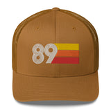 89 Number 1989 Birthday Retro Trucker Hat