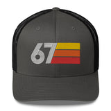 67 Number 1967 Birthday Retro Trucker Hat