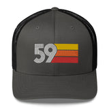 59 Number 1959 Birthday Retro Trucker Hat