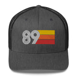 89 Number 1989 Birthday Retro Trucker Hat